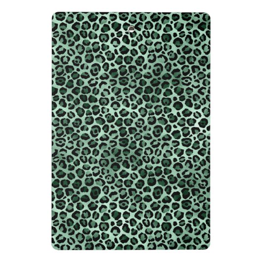 Design 9 uit de Emerald and Gold Safari-reeks Mini Klembord (Achterkant)