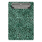 Design 9 uit de Emerald and Gold Safari-reeks Mini Klembord (Voorkant)