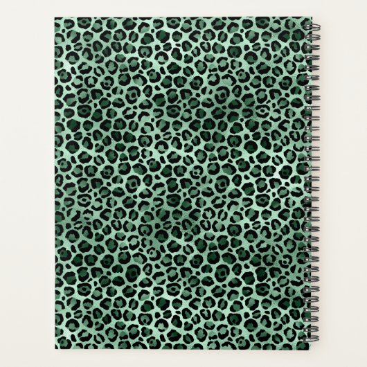 Design 9 uit de Emerald and Gold Safari-reeks Planner (Achterkant)