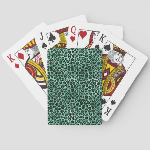 Design 9 uit de Emerald and Gold Safari-reeks Pokerkaarten