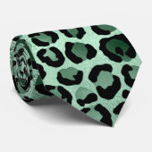 Design 9 uit de Emerald and Gold Safari-reeks Stropdas (Opgerold)