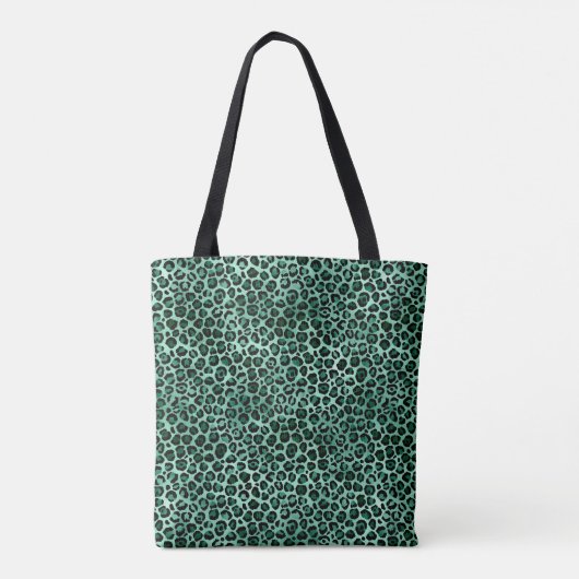 Design 9 uit de Emerald and Gold Safari-reeks Tote Bag (Achterkant)