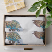 Design 9 uit de Peacock-reeks Tissuepapier (Geschenk)