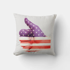 Design aan beide zijden met Patriottische Amerikaa Kussen