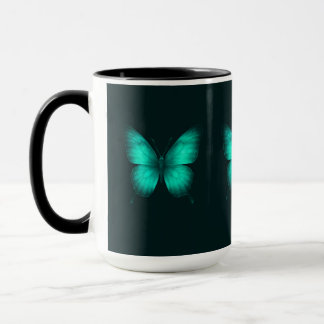 DESIGN BORBOLETAS VERDES Caneca Combo Mok