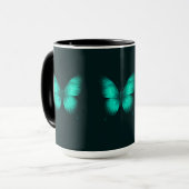 DESIGN BORBOLETAS VERDES Caneca Combo Mok (Voorkant links)
