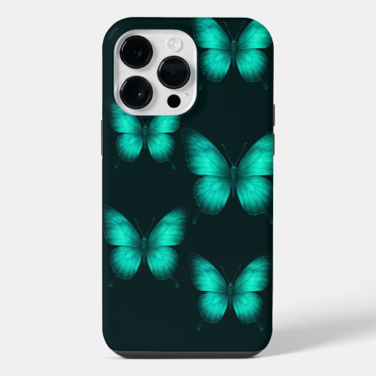 DESIGN BORBOLETAS  VERDES Capa para celular iPhone Hoesje (Achterkant)