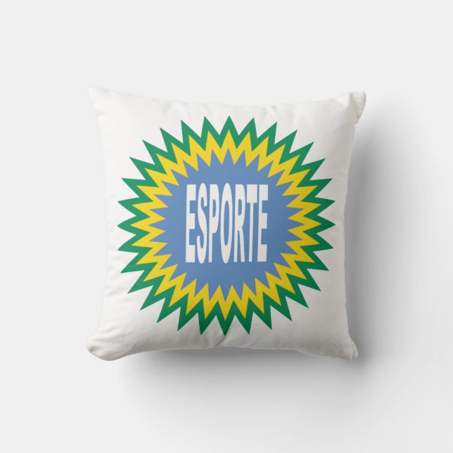 DESIGN BRAZIL ESPORTE - witte decoratieve kussens (Voorkant)