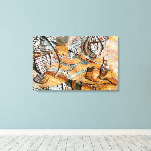 Design Buddha Canvas Afdruk (Insitu (Houten vloer))