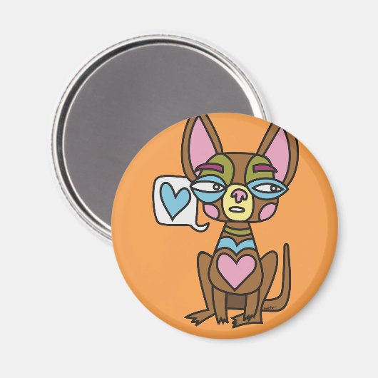 Design Chiwawa Magneet (Voorkant / Achterkant)