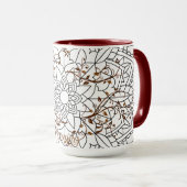 Design Coffee Mugs & Tea Cups Mok (Voorkant rechts)