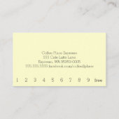 Design Coffee Square Table Simple Loyalty Sepia (Achterkant)