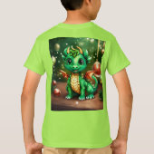 Design Concept voor "Dragon's Fiery Fury" T-shirt (Achterkant)