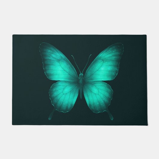 DESIGN DE Tapete BORBOLETA VERDES Deurmat (Voorkant)