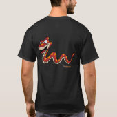 Design donkerslangen t-shirt (Achterkant)