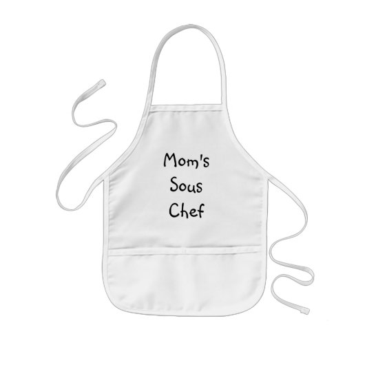 Design door porselein * Sous Chef * Schort (Voorkant)