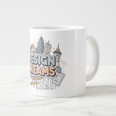 Design Droom Architectuur & Engineering Schets Grote Koffiekop (Voorkant rechts)