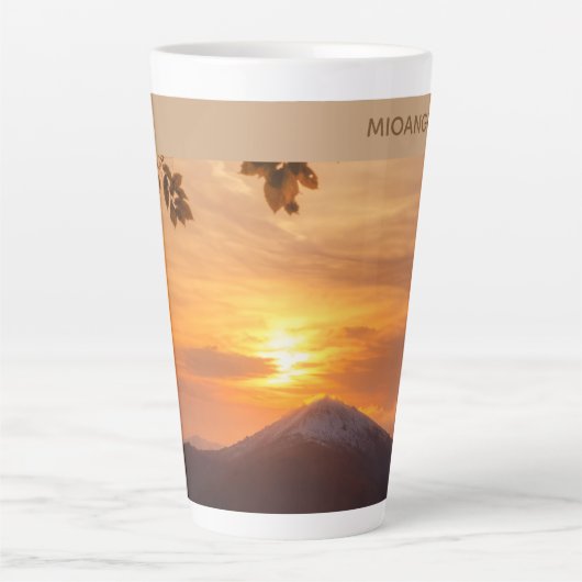 Design elegante e raffinato latte mok (Voorkant)
