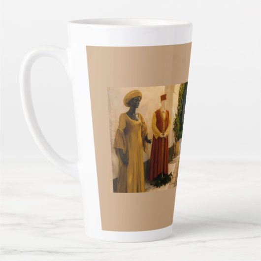 Design elegante e raffinato latte mok (Links)