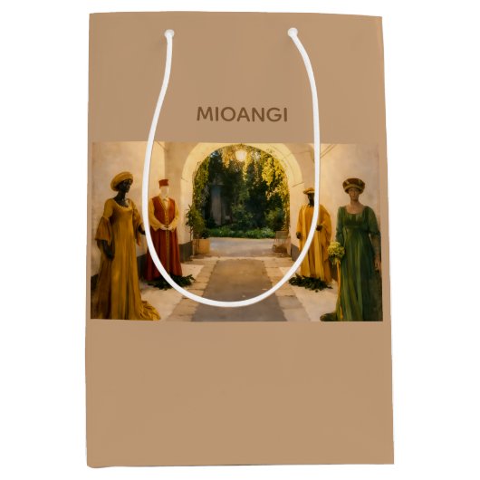 Design elegante e raffinato medium cadeauzakje (Voorkant)