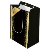 Design elegante e raffinato medium cadeauzakje (Achterkant Gekanteld)
