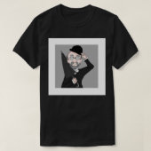Design- Erik Satie Pin T-shirt (Design voorkant)