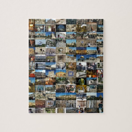 Design Exclusivo 100 Faces de Jerusalém Legpuzzel (Verticaal)