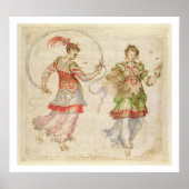 Design for Costumes, probably in the Florentine In Poster (Voorkant)