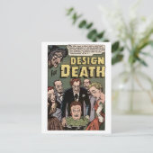 Design for Death  Horror Comics Panel Briefkaart (Staand voorkant)