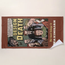 Design for Death  Horror Comics Panel Strandlaken