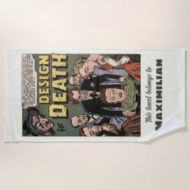 Design for Death  Horror Comics Panel Strandlaken