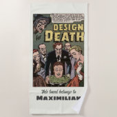 Design for Death  Horror Comics Panel Strandlaken (Voorkant)