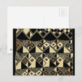 Design geïnspireerd door Afrikaanse Kuba Briefkaart (Voorkant / Achterkant)