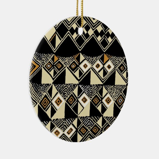 Design geïnspireerd door Afrikaanse Kuba Keramisch Ornament (Rechts)