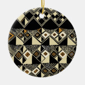 Design geïnspireerd door Afrikaanse Kuba Keramisch Ornament (Voorkant)