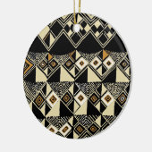Design geïnspireerd door Afrikaanse Kuba Keramisch Ornament (Links)