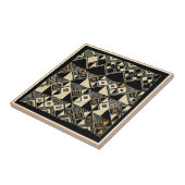 Design geïnspireerd door Afrikaanse Kuba Tegeltje (Zijkant)