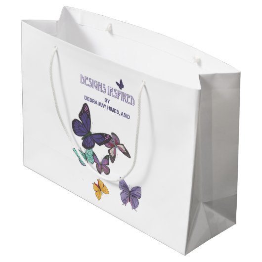 DESIGN GEÏNSPIREERD GROOT CADEAUZAKJE (Achterkant Gekanteld)