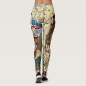 design gemaakt van schilderijen leggings (Achterkant)