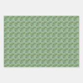 Design, Gingham Check en Pine Branch Inpakpapier Vel (Voorkant 3)