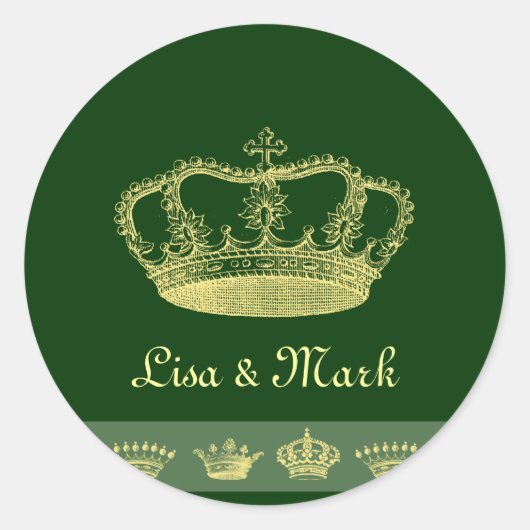 Design - groen ronde sticker (Voorkant)