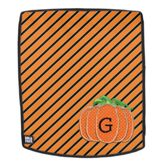 Design Halloween Monogram Pumpkin-rugzak Rugtassen