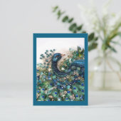 Design. Hand embroidery with precious stones. Briefkaart (Staand voorkant)