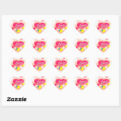 Design Heart Love Sticker (Vel)