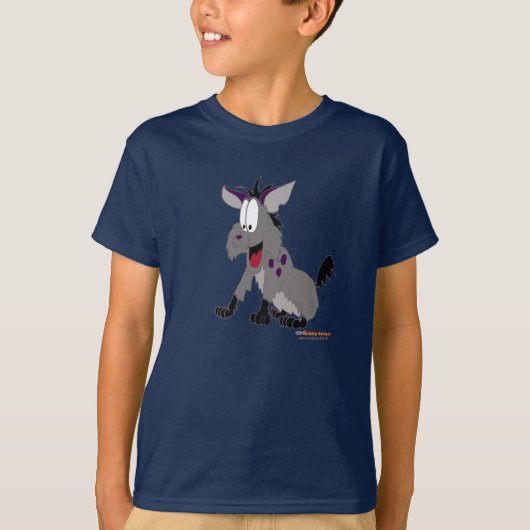 Design Hyena Youth T-shirt voor de visserij (Voorkant)