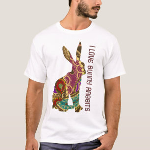  design - Ik hou van konijnenkonijnen T-shirt