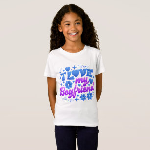 Design-ik hou van mijn vriend t-shirt