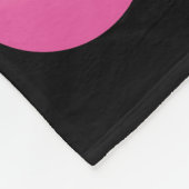 design illustration frame with circle conceptart, fleece deken (Hoek)