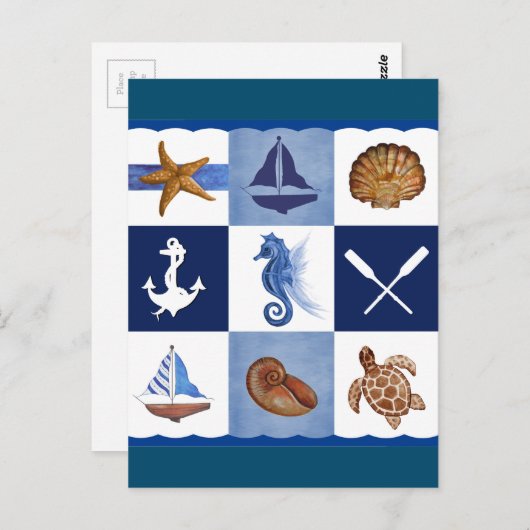 Design in de Noordzee Briefkaart (Voorkant / Achterkant)