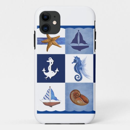 Design in de Noordzee Case-Mate iPhone Case (Achterkant)